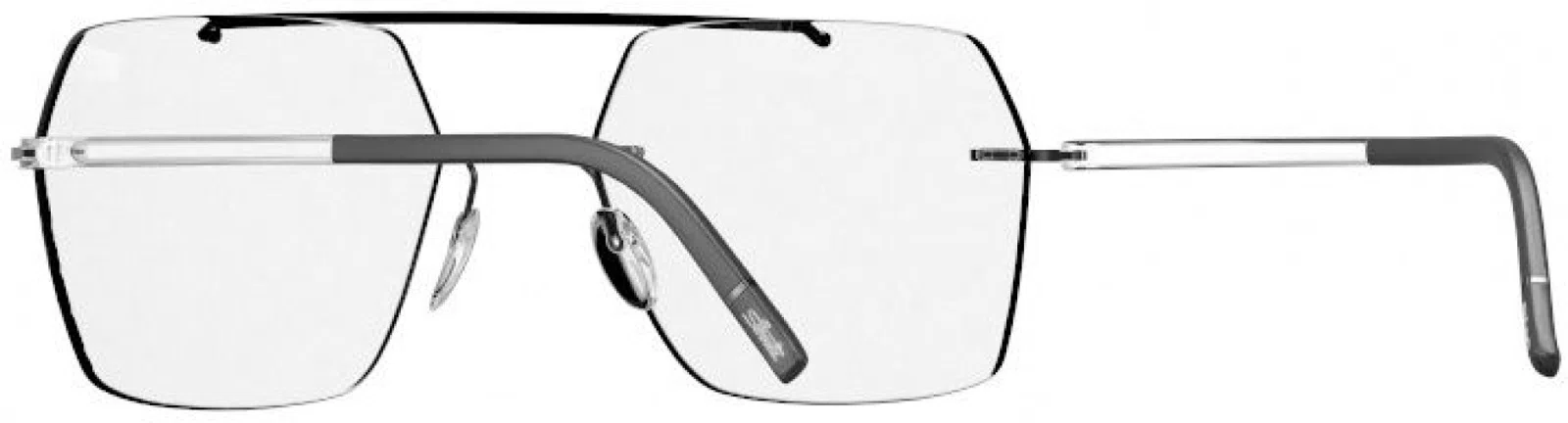 Silhouette The Wave Color Groove Demo Rimless 5567 Eyeglasses - view 81
